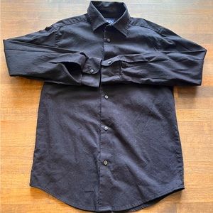 Boys Dress/button down Black Shirt